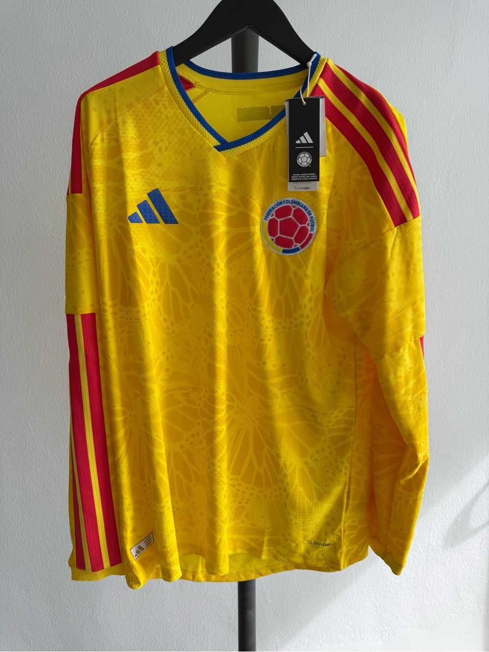 adidas Colombia Authentic Player Version 2026 Home Jersey L NWT long sleeves